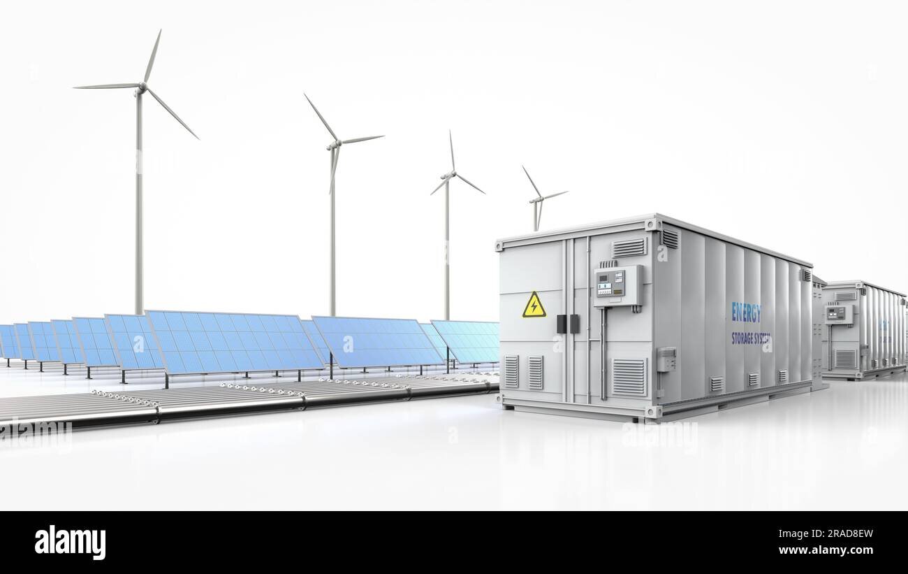 100 contenedores de batería con una potencia de motor de 25.000 kW