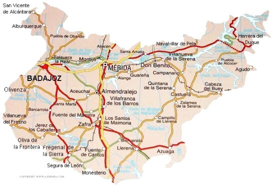 713 se produjeron en la provincia de Badajoz y 591 en la provincia de Cáceres