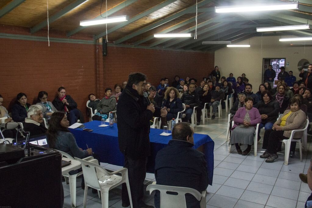 Algunos de los afectados ingresaron públicamente al proceso por primera vez en la tercera sesión de la audiencia en Santiago.