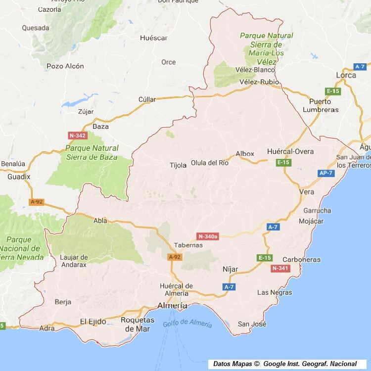 Almería es la provincia que más plazas tiene sin casos con 23, seguida de Granada con 14, Huelva con nueve y Málaga con ocho