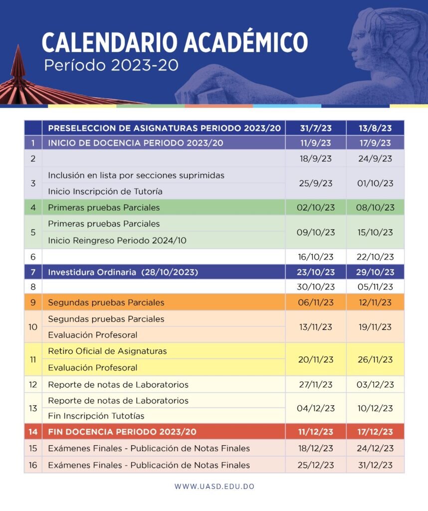 CALENDARIO ACADÉMICO 2022-2023