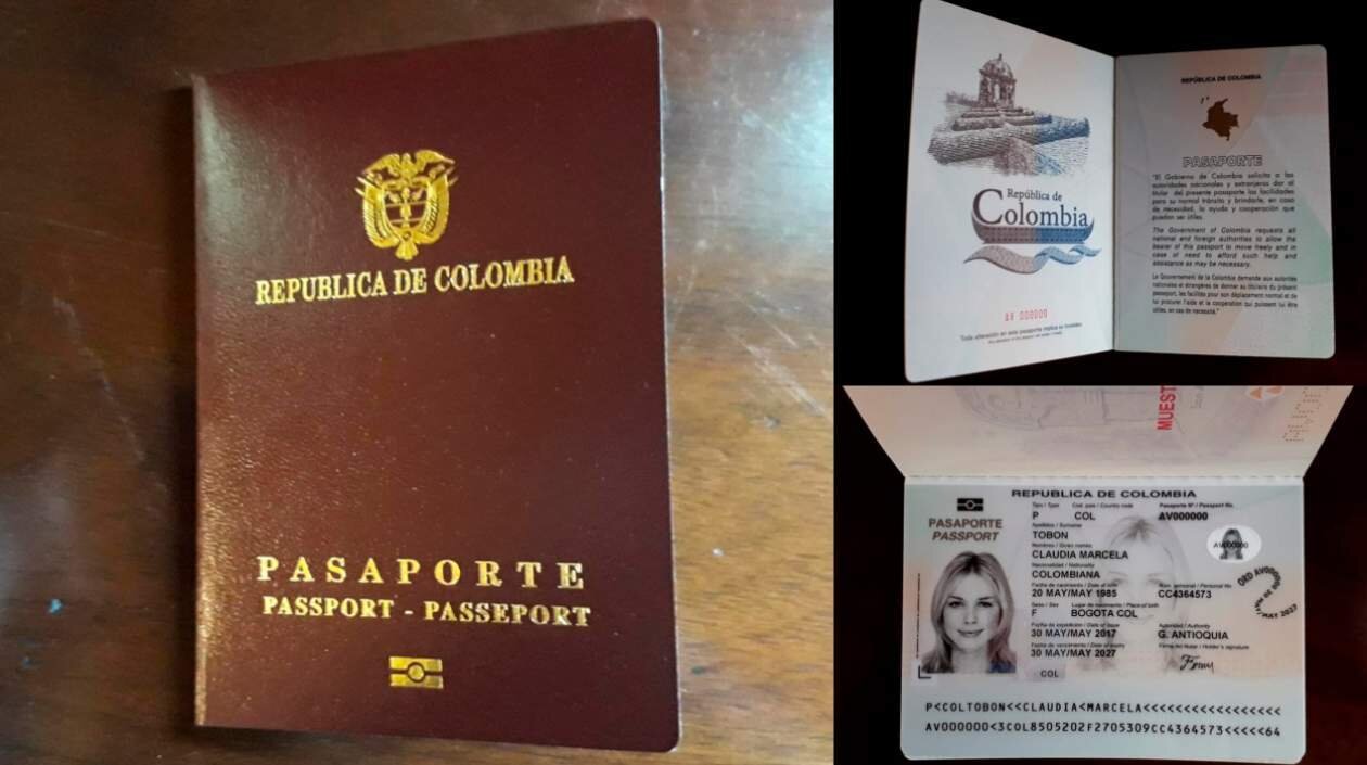 Cerca del pasaporte falso