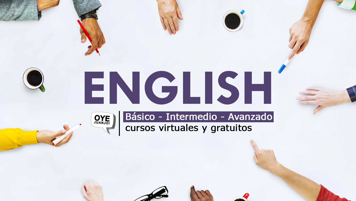 Cursos ofrecidos en inglés y español.