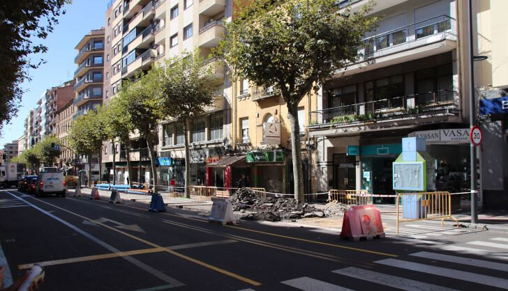 El hecho tuvo lugar pasadas las 14 horas en la calle María Auxiliadora