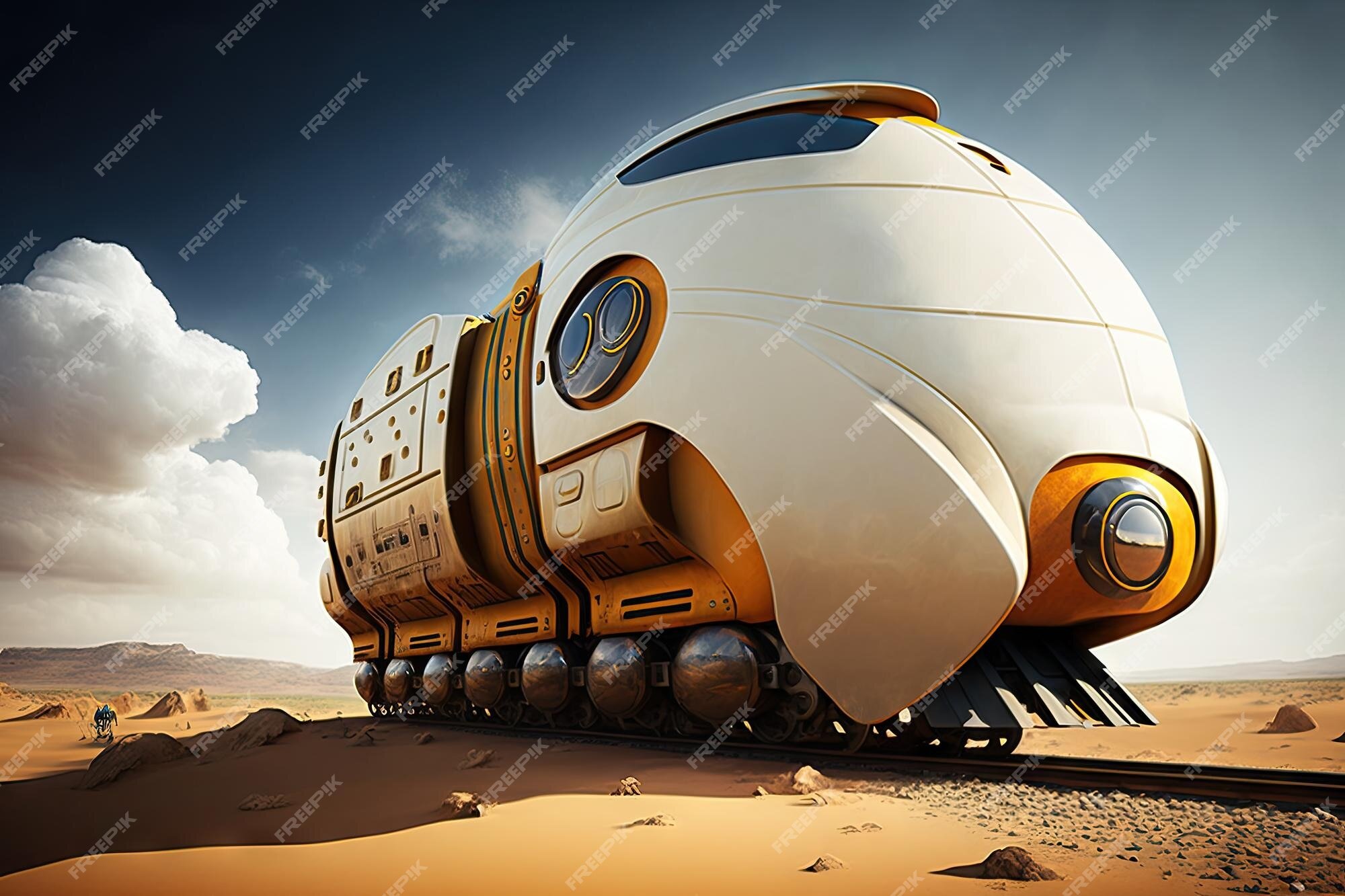 El robot tiene arma integrada.