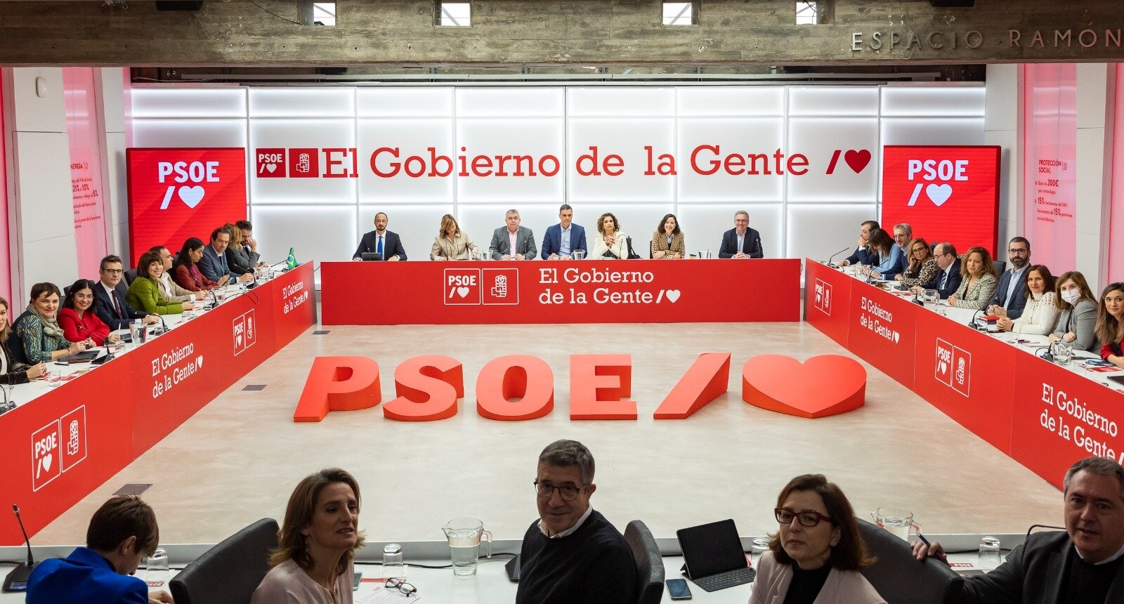 En Gobierno y PSOE se congratulan de los relevos de los últimos meses, claves, dicen, para eliminar el "<strong>ruido