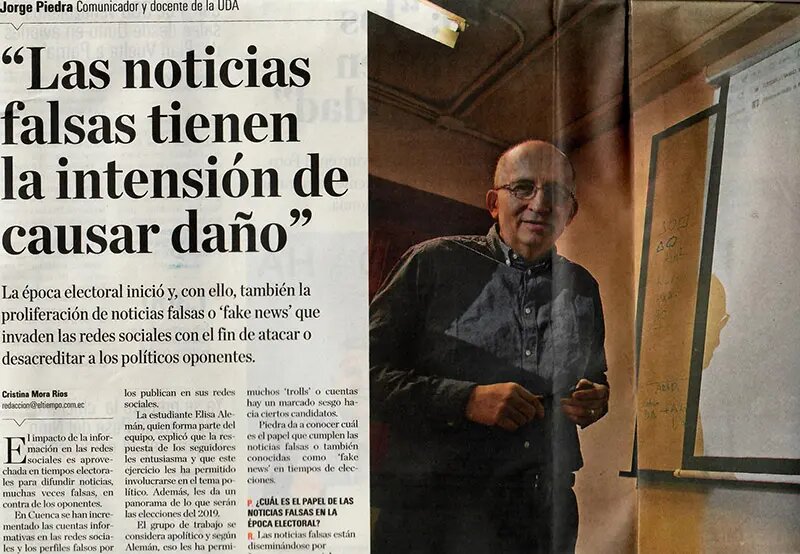 exponer noticias falsas