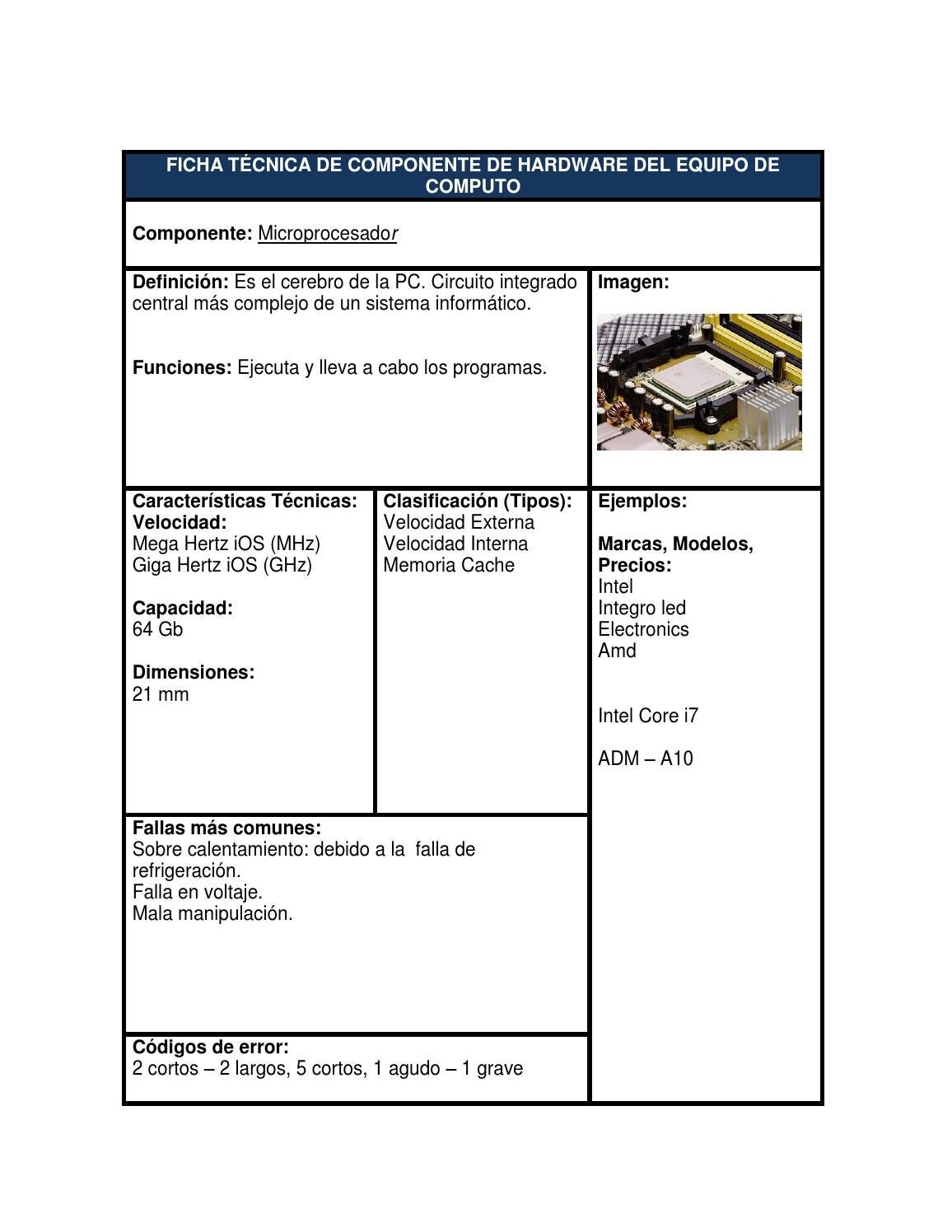 Ficha técnica
