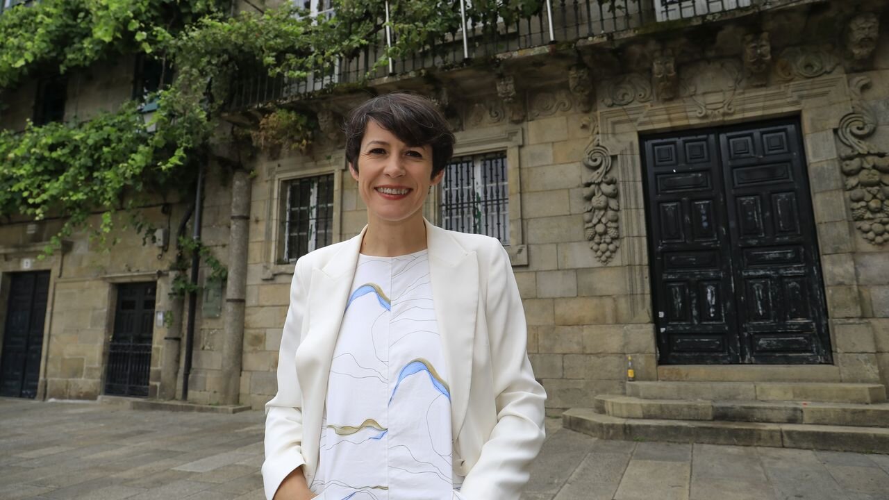 La dirigente abertzale Ana Pontón recordó que el lema eran gallegos <span lang="gl">Gobernemos nuestro país