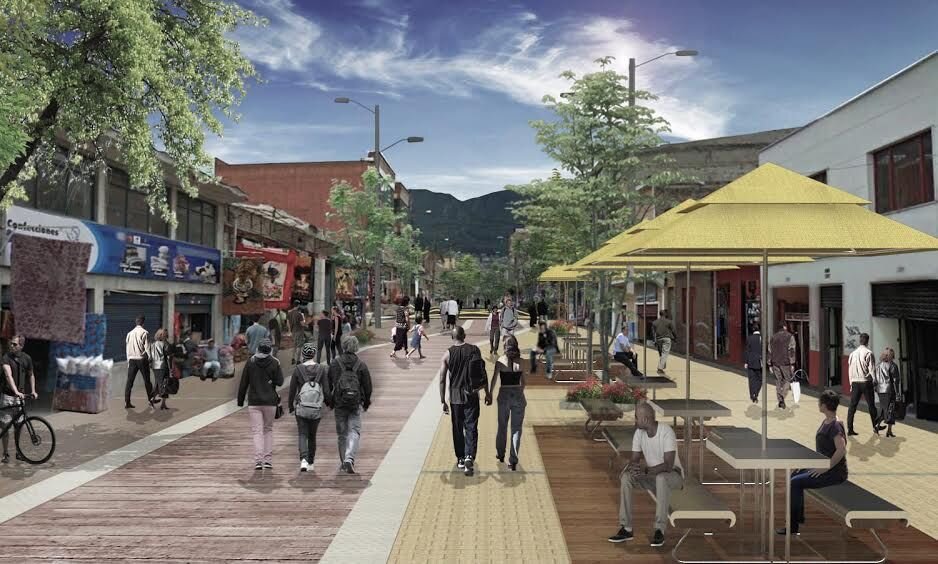 La peatonalización crea un espacio que permite colocar mesitas de noche, algo que los bares y cafeterías de la zona ven como una oportunidad