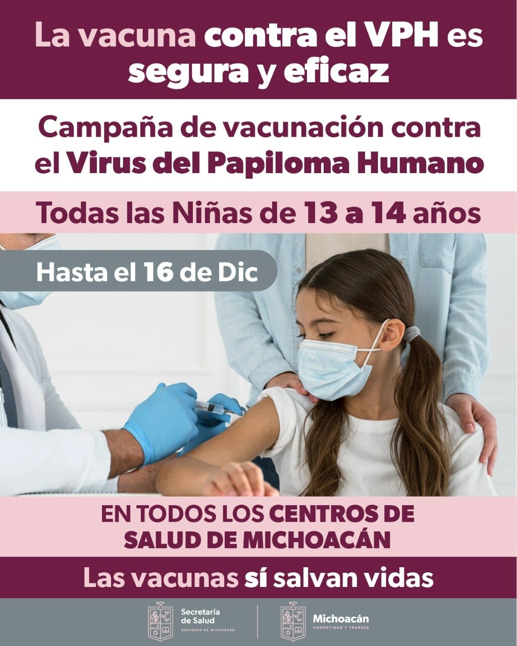 La vacuna contra el virus del papiloma humano también comenzará a vacunar a los niños