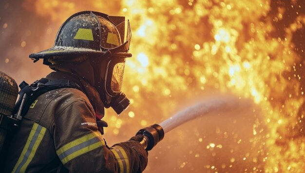 Los equipos de extinción de incendios combaten incendios cada vez más peligrosos