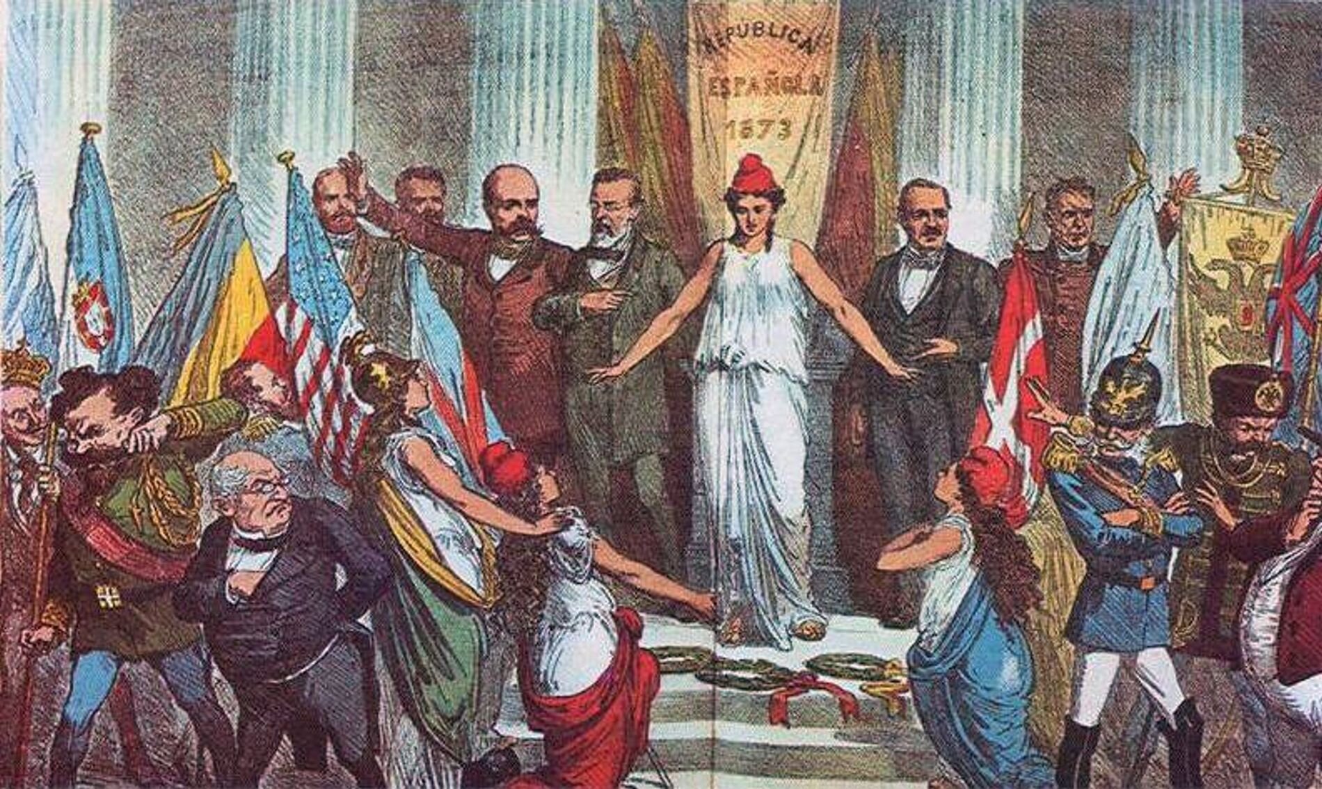 Los habitantes de esta república independiente en Vilnius develan una placa en gallego con su propia constitución