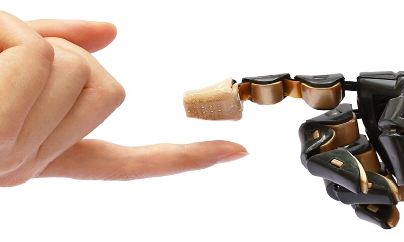 Piel autorreparable para robots