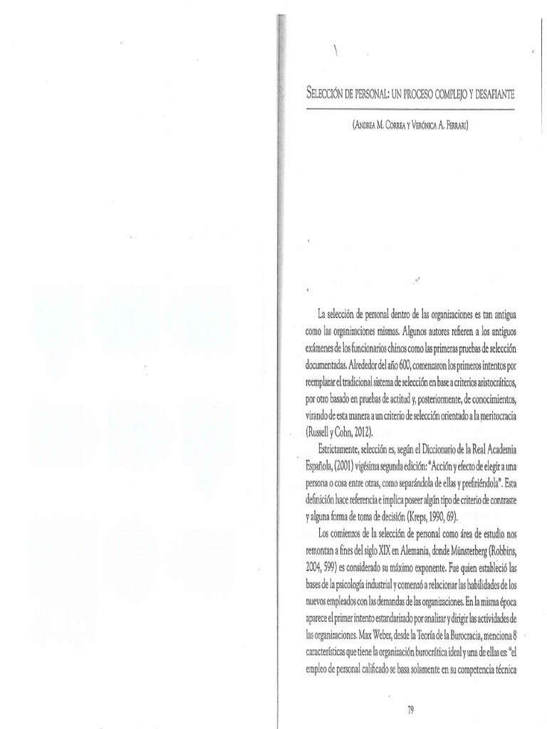 PROCEDIMIENTO DE SELECCIÓN "DIFÍCIL"