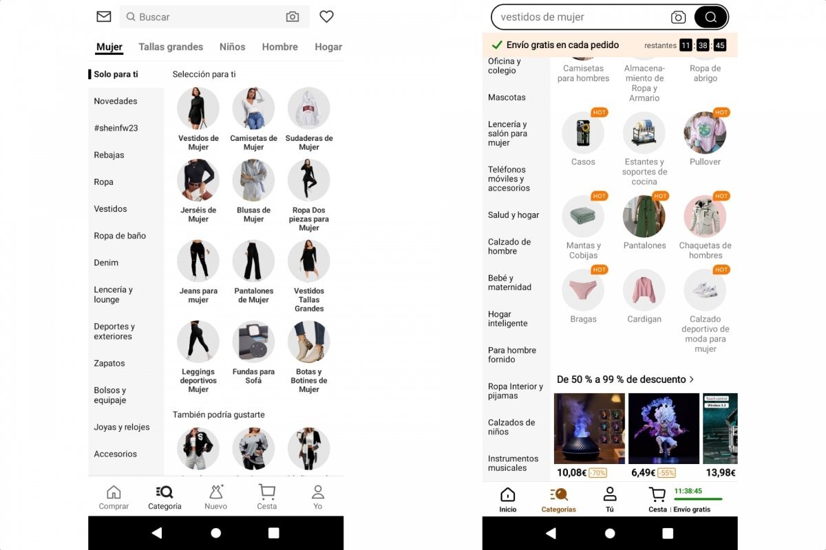 Razones del enfoque en Shein y Temu
