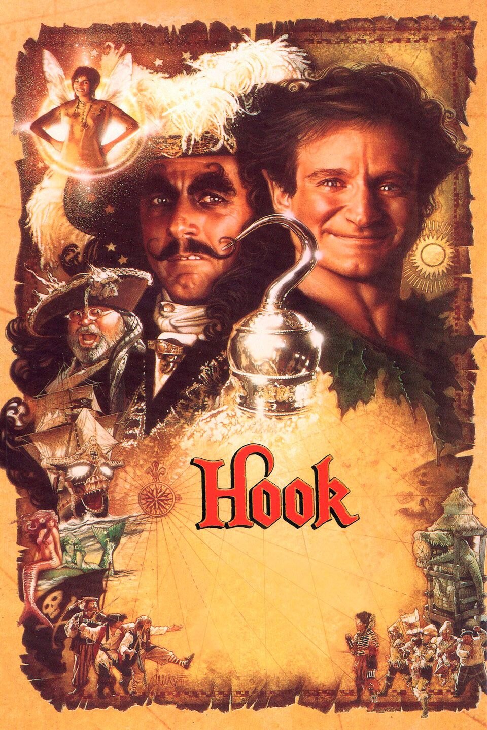 Rostros famosos como Hook