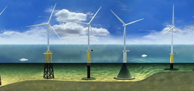 Turbinas actuales en las profundidades del mar