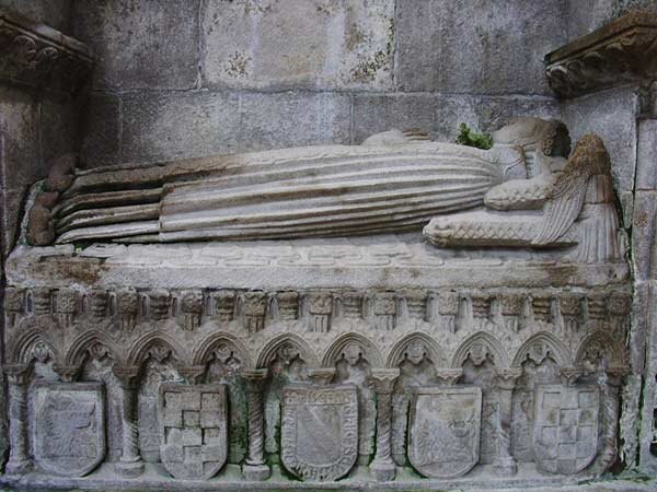 Enterrado en Santiago de Compostela