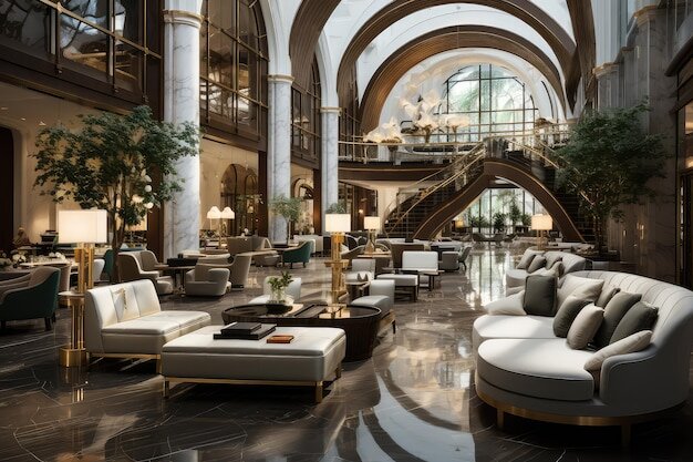 Un hotel de lujo en medio de la naturaleza