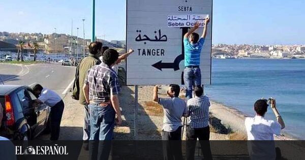 Marruecos cambia la palabra «frontera» por «puerta» en los carteles junto a Ceuta y Melilla.