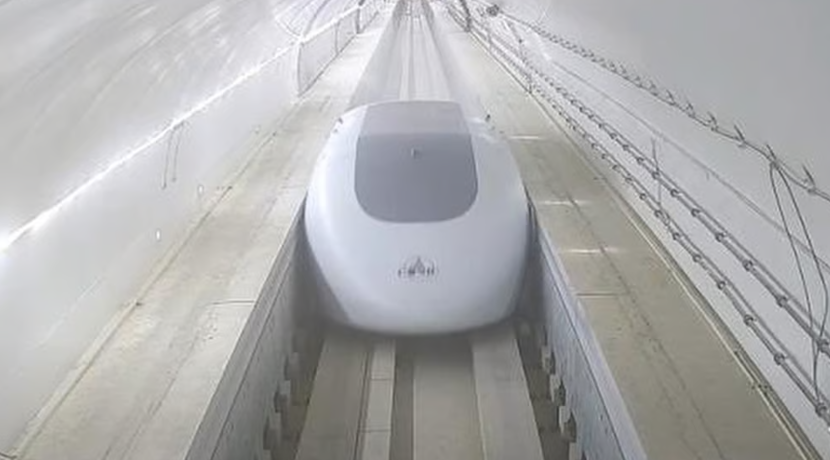 Hyperloop de China probado con éxito