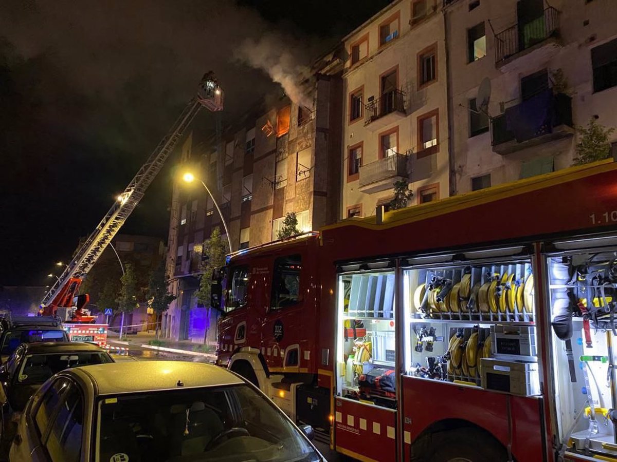 Muere un hombre en el incendio de una casa en Manresa (Barcelona)