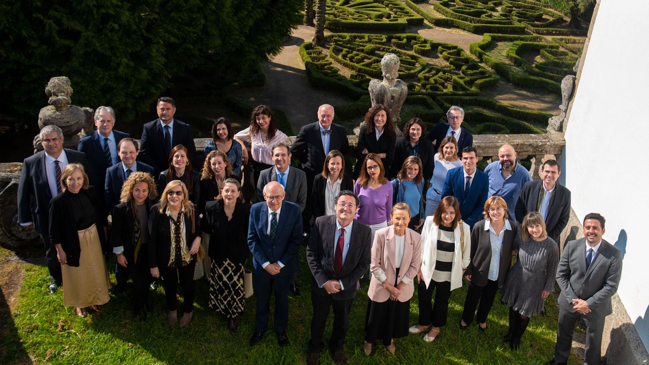 El Fiscal General preside una reunión preliminar con fiscales de toda España en el Pazo de Marín