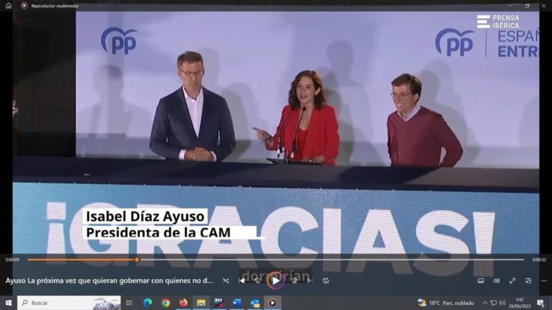 RESULTADOS DE LAS ELECCIONES EN MADRID |  Almeida logra la mayoría absoluta y se deshace de Vox en el Ayuntamiento