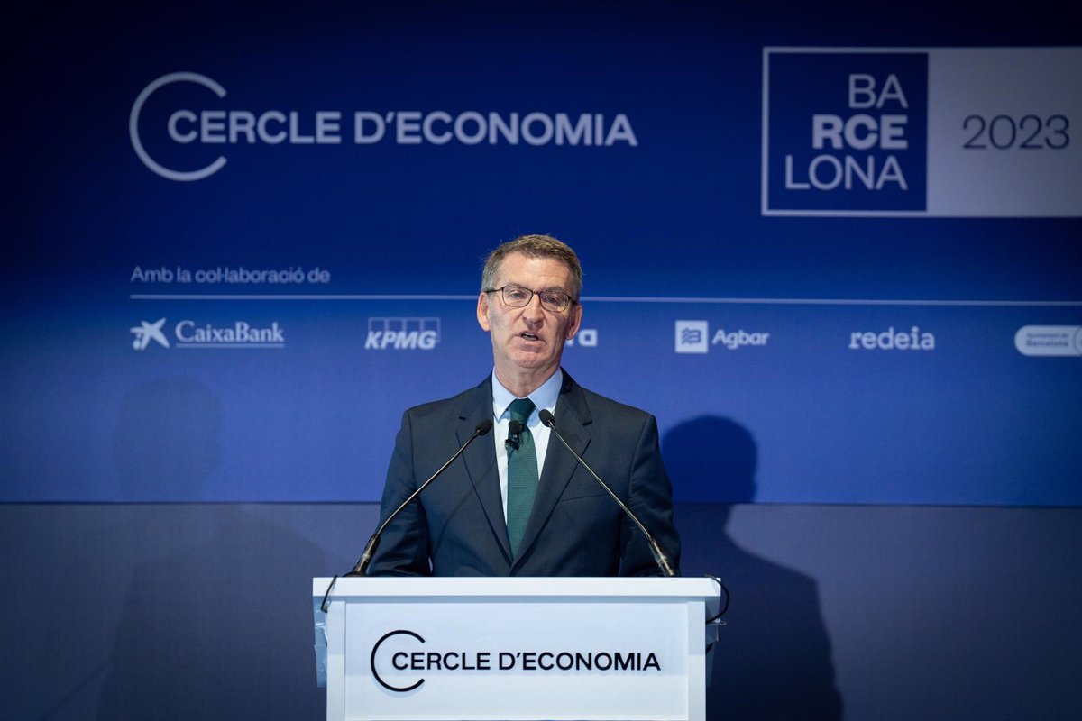 Feijóo atribuye la propuesta de frente conjunto de Aragonès a «pocas expectativas».