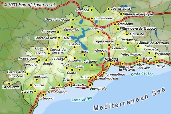 Málaga es la provincia con más informes positivos, seguida de Almería y Sevilla