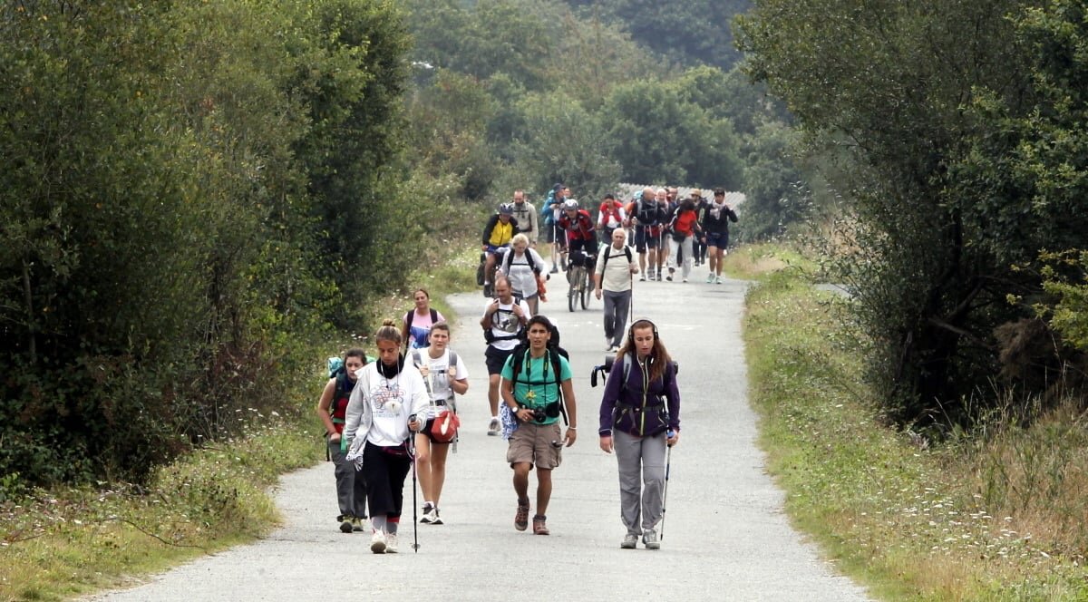 Más de la mitad de los peregrinos eran españoles y la ruta preferida era el Camino Francos.