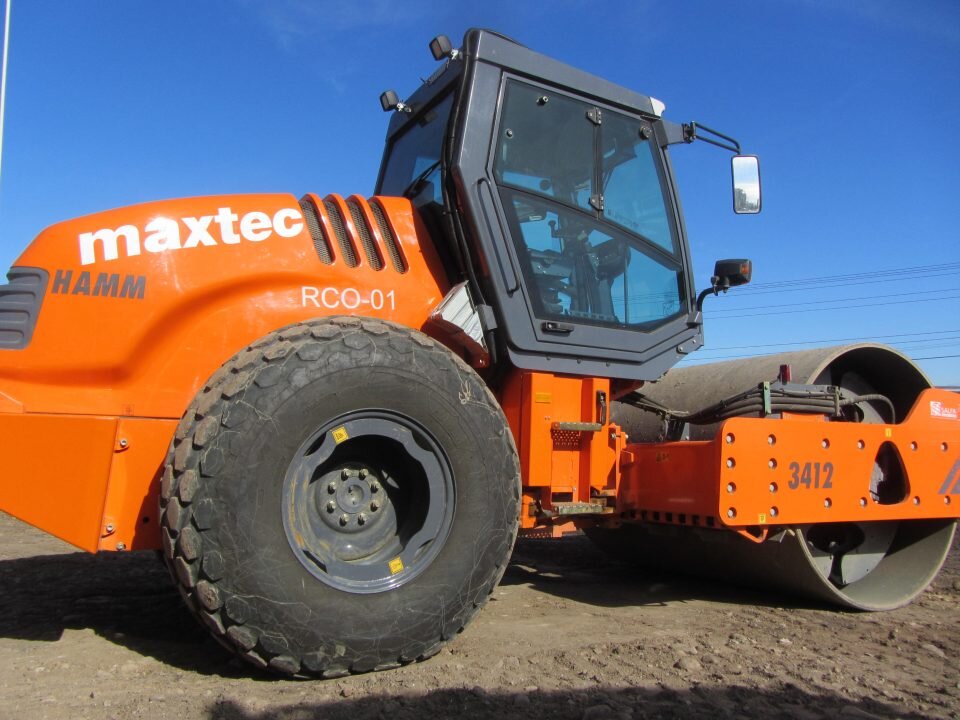 Rodillo tractor en la universidad