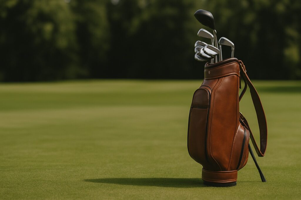 leather golf bags