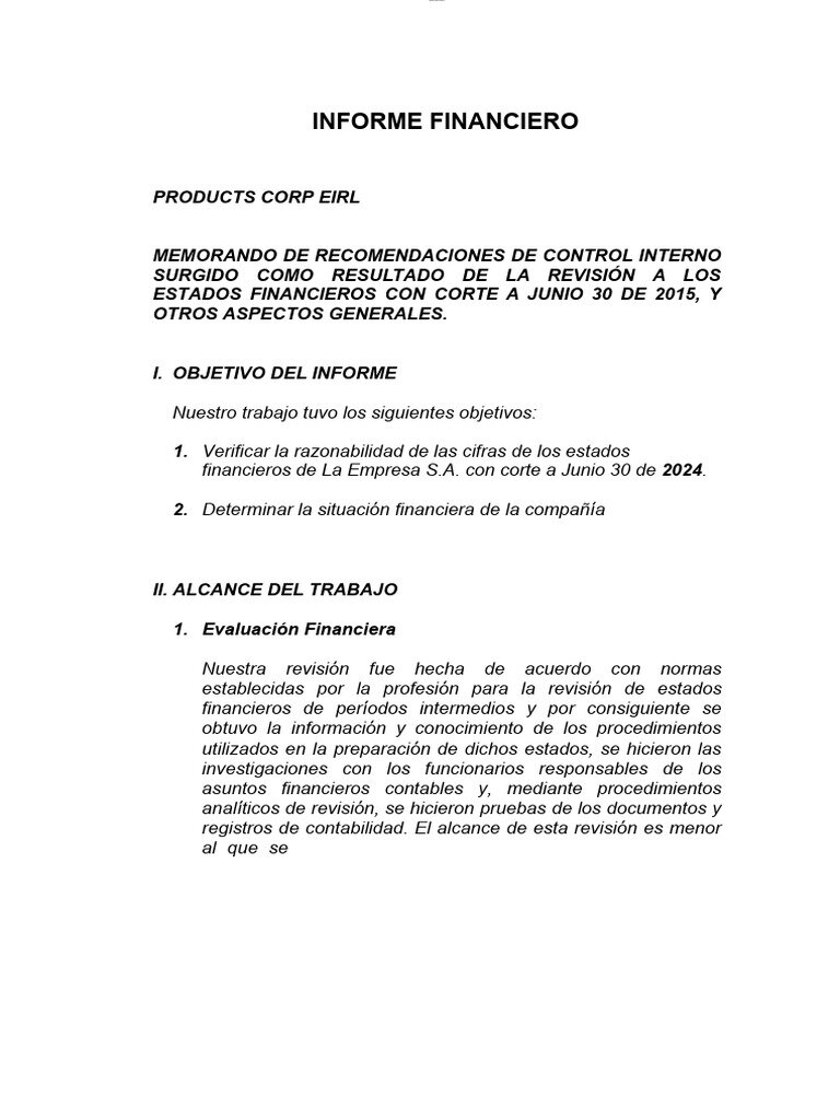 El contexto financiero de una operación histórica