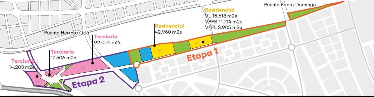 Las Tablas oeste, primeras viviendas entre 2029 y 2030