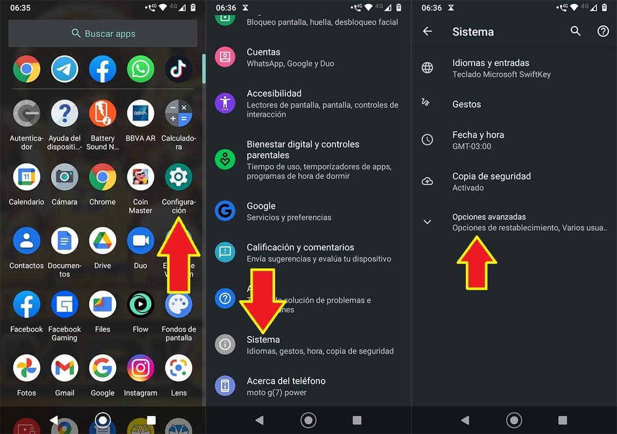 Opciones de configuración y versatilidad