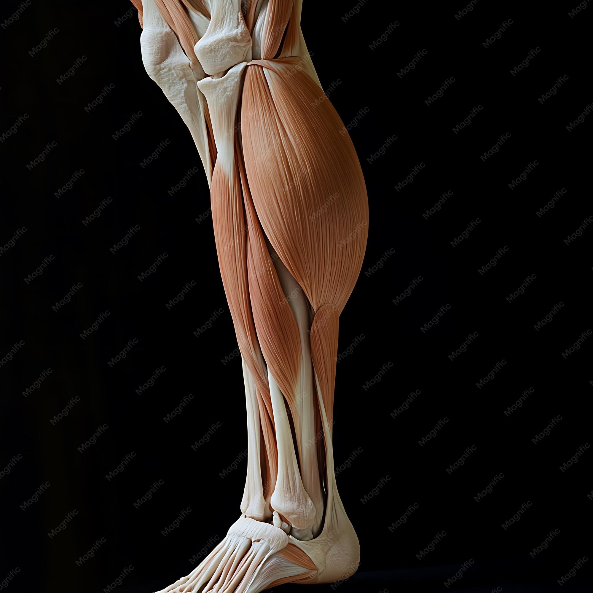 A partir de una réplica digital de su pierna 