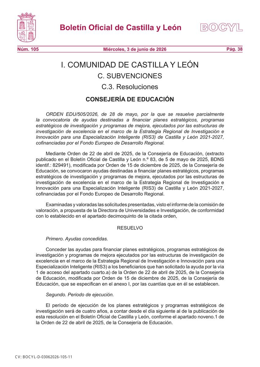 El Boletín Oficial de Castilla y León (Bocyl) publicó este lunes la resolución de la Consejería de Medio Ambiente y Energía por la que se declara la situación de alerta por riesgo meteorológico
