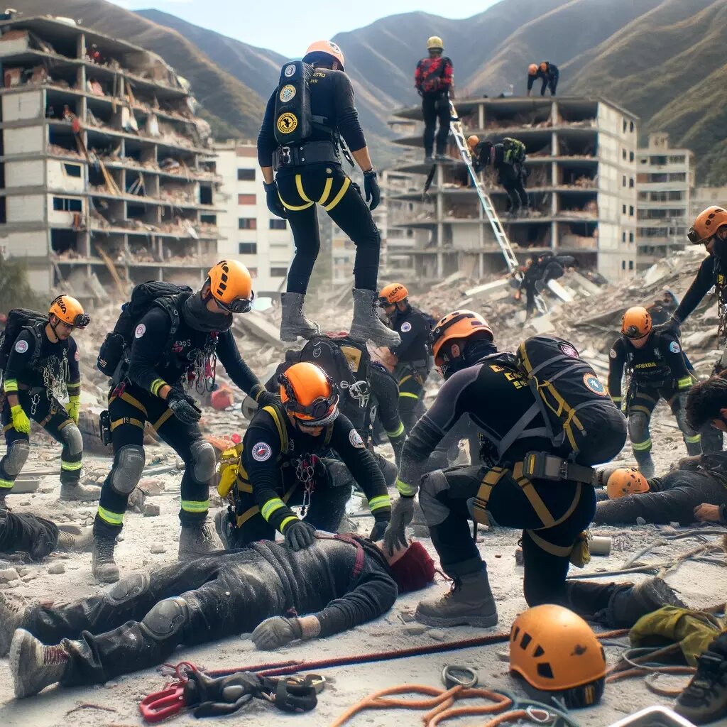 El rescate se realizó en la zona de Pandillo