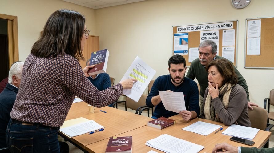 También puede intervenir la comunidad de propietarios
