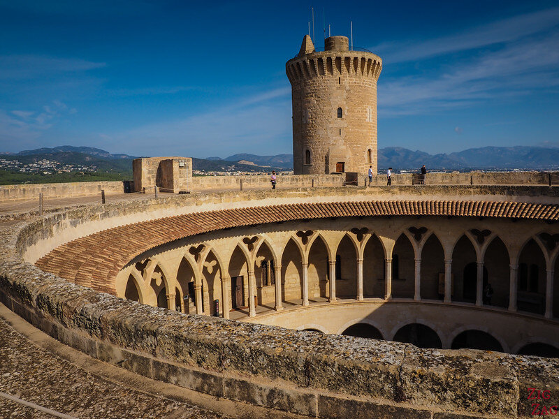 Das Castell de Bellver fürs Smartphone
