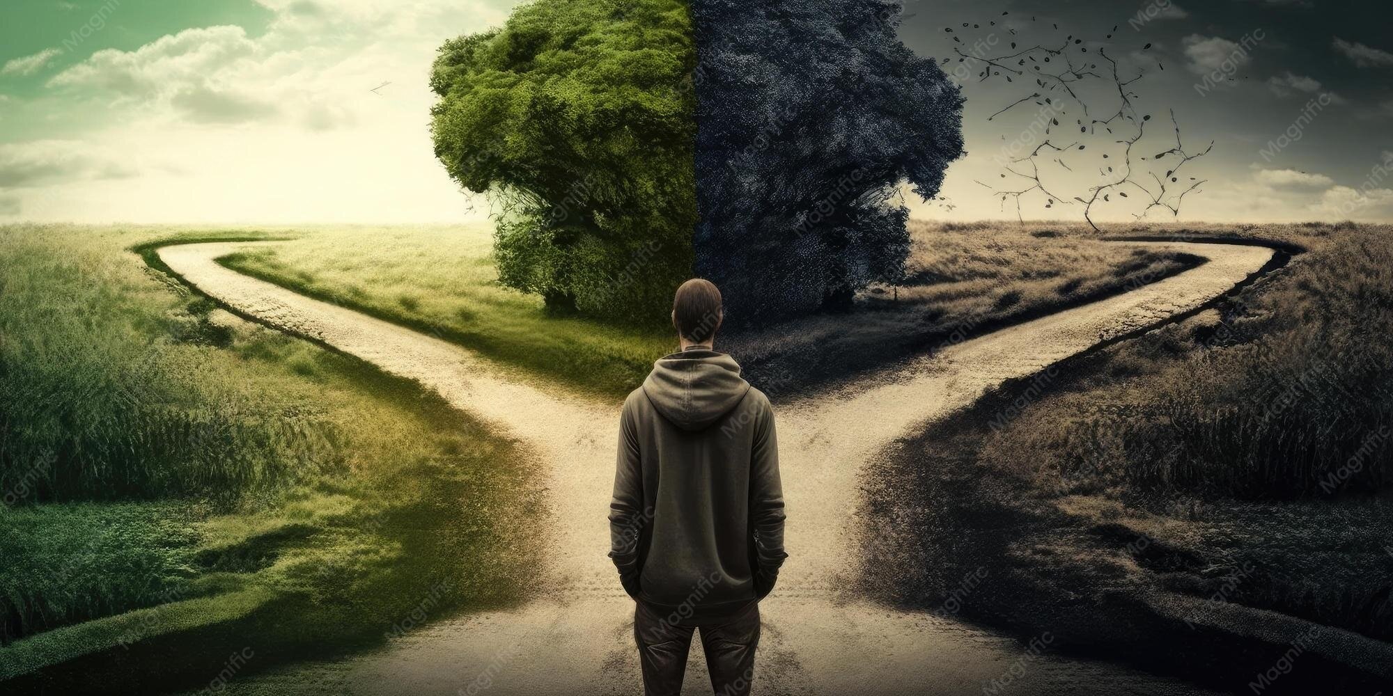 Una dirección para la negación, otra para la conciencia